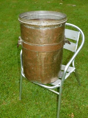 GRAND TONNNEAU A POUDRE - MARINE NATIONALE 1914  --- 15 KILOS !!!! ... à voir - Photo 1/4