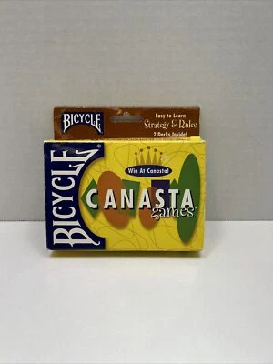 Juego de cartas para jugar en bicicleta Canasta Games EE. UU. De colección 2000 todas las cartas sin reglas Foto 1 de 4