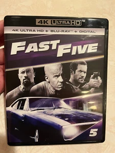 Fast Five 4K Ultra HD Blu-Ray LIKE NEW w/ digital code - Picture 1 of 4