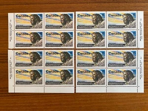 Canada Stamps - 1970 6-cent HENRY KELSEY UT 512 Inscription Block Set of 4 - Picture 1 of 1