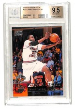 2009-10 Upper Deck #227 James Harden Star Rookies RC Card BGS 9.5 Thunder 