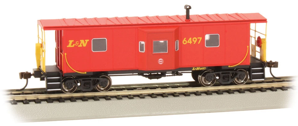Bachmann 73209 HO L&N #6497 - Bay-Window Caboose - Image 1 of 1