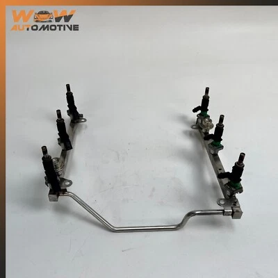 06-13 MERCEDES-BENZ E350 M272 RIEL DE COMBUSTIBLE CON INYECTORES OEM Foto 1 de 4