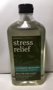 Bath & Body Works Eucalyptus Spearmint Stress Relief Aromatherapy Shampoo 16 Oz - Picture 1 of 2