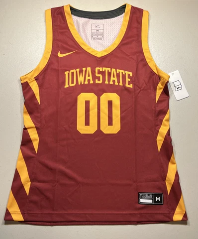 Women’s Nike Team Iowa State Cyclones #00 Dri-Fit Basketball Jersey | NWT Size M Cover