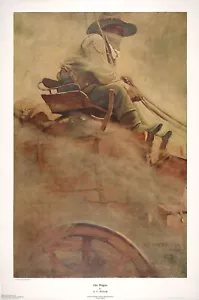NC WYETH de colección ultra raro 1972 fuera de imprenta colotype vagón mineral, el carguero, brandywine - Imagen 1 de 1