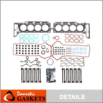 Juego de pernos de junta de culata para 04-10 Cadillac SRX STS XLR 4.6 DOHC 32V VIN A Foto 1 de 4