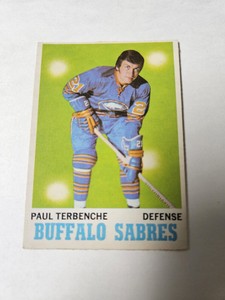1970-71 O-PEE-CHEE HOCKEY #123 PAUL TERBENCHE BUFFALO SABRES