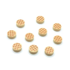 NUEVO LEGO® Piezas 10x Waffle Tostado 1x1 Minifigura Azulejos de Comida 98138pb118 - Imagen 1 de 1