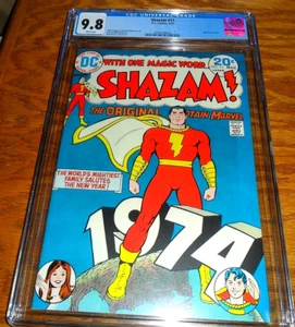 1974 Shazam Originale Captain Marvel DC COMIC Aurora #11 CGC 9,8 NM MINT Bianco Pg - Foto 1 di 2