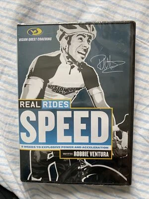 NEW REALRIDES CycleOps Speed Indoor Trainer DVD ROBBIE VENTURA CYCLE OPS REAL - Image 1 of 2