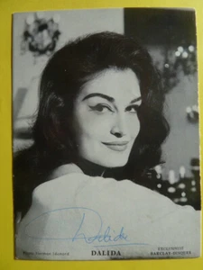 Dalida † 1987, Autogrammkarte (50ger Jahre) - Bild 1 von 1