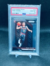2018-19 Panini Prizm Basketball Trae Young Rookie RC Card #78 - PSA 10 GEM MINT