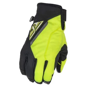 Fly Racing Title Snowmobile Gloves - Black / Hi-Vis - 371-052 - Picture 1 of 11