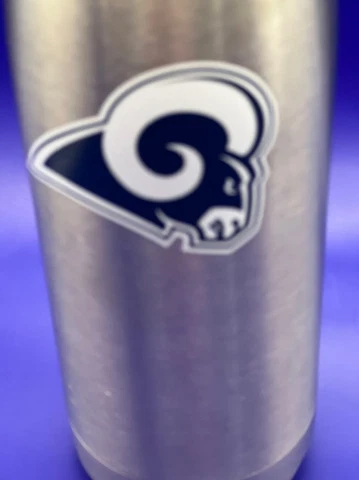 LA Rams Old School 16oz Stainless Steel Bottle - NFL Cover