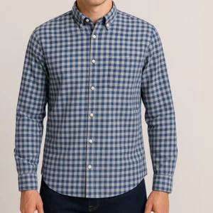 Original Penguin by Munsingwear Gingham Check Long Sleeve Button-Down Shirt XXL - Picture 1 of 12