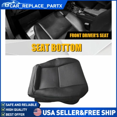 Cubierta de asiento inferior del conductor negra para Mercedes Benz C250 C300 C350 2008-2014 Foto 1 de 4