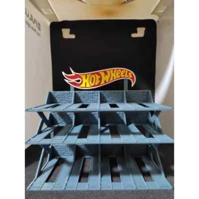 3D-Printed: 3 Tier Display Stand with Hot Wheels Logo – No Assembly Needed - Image 1 of 4