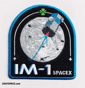 Auténtico parche de lanzamiento IM-1 Odysseus LUNAR Mission SPACEX FALCON 9 EMPLEADO - Imagen 1 de 3