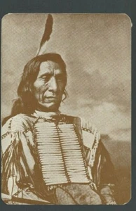 Ca 1965 Chief Red Cloud Sioux Famous Fighter 4,5"X6,5" Mint Crease On Top - Bild 1 von 1