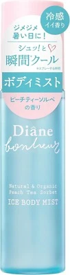 Diane Bonheur Ice Body Mist aroma sorbet chá pêssego 75ml feito no Japão - Imagem 1 de 4