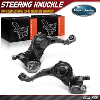 2Pcs Rear Steering Knuckle for Ford Escape 09-12 Mercury Mariner 09-11 2.5L 3.0L - Image 1 of 4