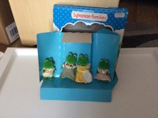 Rare Vintage Sylvanian Families Frog Family