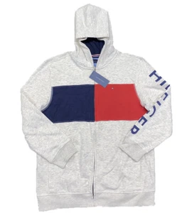 Tommy Hilfiger Youth Fleece Hoodie Oatmeal Heather New! - Picture 1 of 1