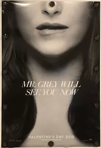 FIFTY SHADES OF GREY Original 27"" x 40"" DS/Rollendes Filmposter - 2015 - Bild 1 von 5