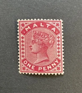 Malta SG 22 1d Carmine MNH - CAT £13 - Picture 1 of 1