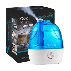 AquaOasis™ Cool Mist Humidifier {6L Water Tank} Quiet Ultrasonic Humidifiers ... - Picture 1 of 6