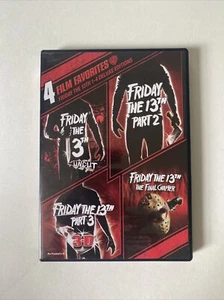 Friday the 13th (4 movie bundle) Deluxe Edition DVD - No Glasses - Picture 1 of 7