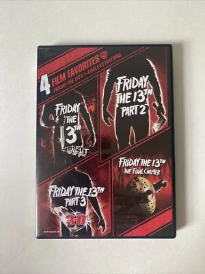 Friday the 13th (4 movie bundle) Deluxe Edition DVD - No Glasses - Image 1 of 4