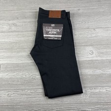 NEW Hiroshi Kato The Needle Skinny Jeans Black Denim Selvedge Men's Size 33x34