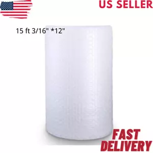 15' of Bubble Wrap® Rolls (SMALL) 3/16" Bubble! 12" Wide! Perforated Every 12'' - Picture 1 of 6