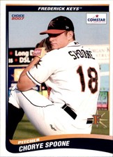 2007 Frederick Keys SGA Choice #29 Chorye Spoone Pasadena Maryland Baseball Card