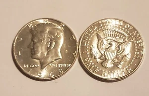 1968 D Silver Kennedy Half Dollar Choice Bu from original roll  - Picture 1 of 1