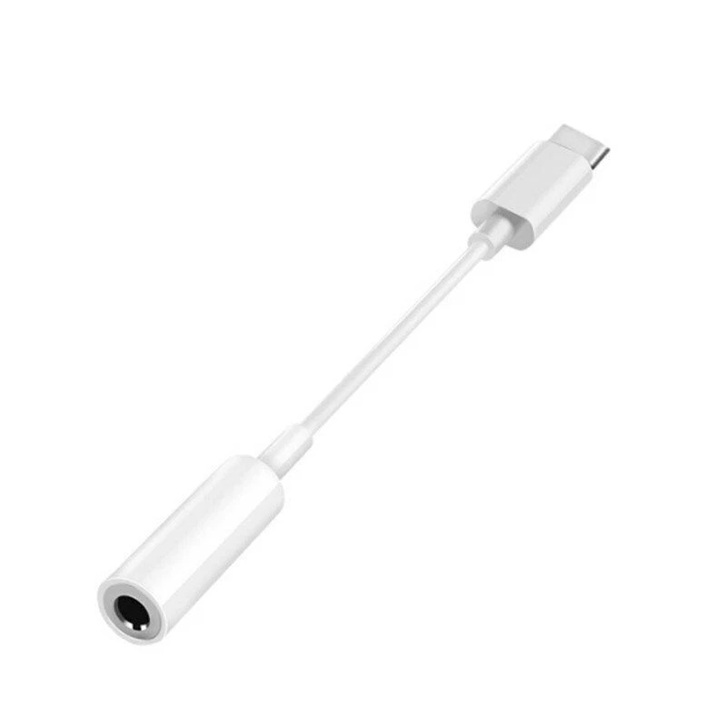 Hurtel USB Typ C auf Klinkenstecker 3,5mm Adapter - Weiß