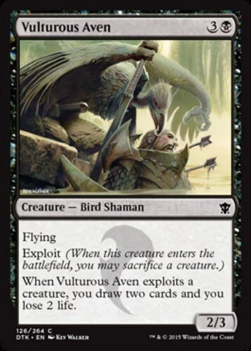Dragons of Tarkir - Vulturous Aven - Foil - Image 1 of 1