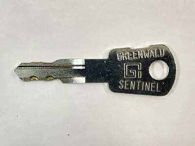 GI GREENWALD SENTINEL G4136 LLAVE Máquina expendedora de lavandería gabinete caja de monedas Foto 1 de 2