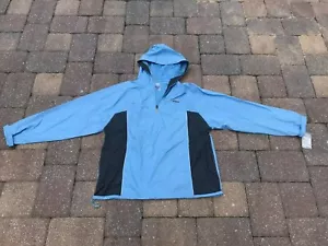 NWT! Vintage Reebok Women's Lightweight Jacket Blue Running Walking SMW3005 SzXL - Picture 1 of 6