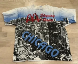 RARE VINTAGE McDONALD’s SKYWAY OASIS CHICAGO THE WINDY CITY SHIRT SZ XL AWESOME - Picture 1 of 10