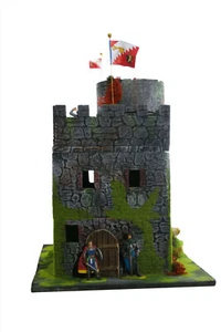 3070 Turmburg falena Serterg da 7 cm, modello finito medievale in costruzione mista, GMK - Foto 1 di 5