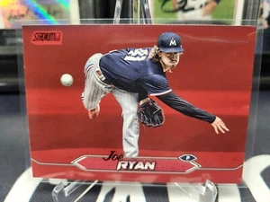 Joe Ryan 2024 Topps Stadium Club #104 🔥 Red Parallel 🔥 Minnesota Twins - Picture 1 of 1