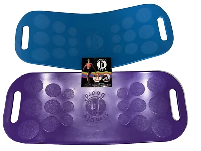 2 Shark Tank Simply Fit Board azul púrpura + DVD folleto de instrucciones de entrenamiento Foto 1 de 4