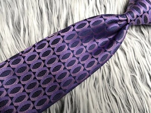 TED BAKER LONDON MEN'S PERPLE PINK GEOMETRIC WOVEN SILK NECKTIE - Picture 1 of 6