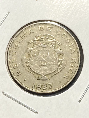 1937 Costa Rica 25 Centimos - Image 1 of 2