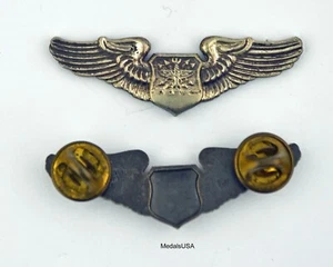 USAF Navigator Wing Original Vietnam War era 2" - N.S. MEYER 9 M (raised) - Picture 1 of 1