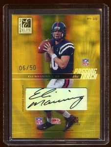 ELI MANNING RC ARCHIE MANNING DUAL AUTO /50 PASSING THE TORCH ARCHIE JRY #06/50 - Picture 1 of 2