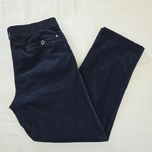 Meyer Hosen Germany Premium Roma Corduroy Pants Navy Blue Men's 36x34 (31.5) - Picture 1 of 23
